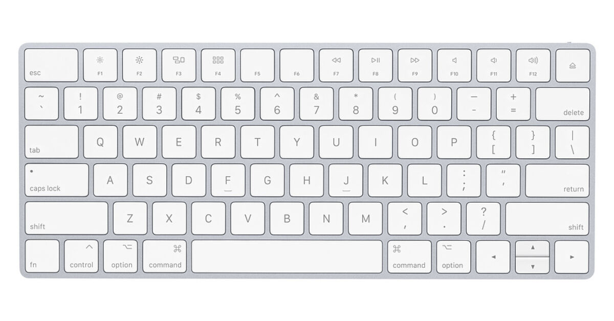 Apple Magic Keyboard (USB-C) - US English - White Keys - Specular