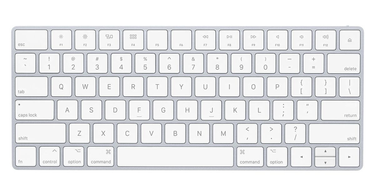 Apple Magic Keyboard (USB-C) - US English - White Keys