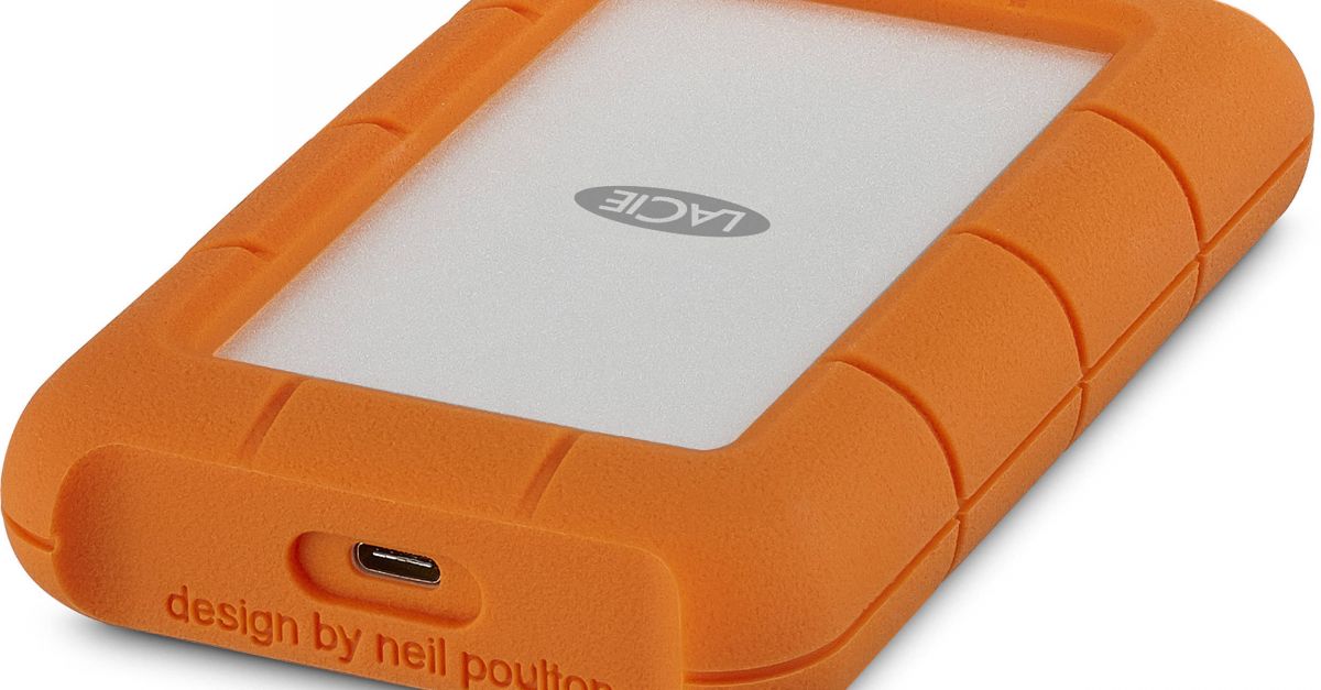 Lacie Rugged Mobile Hard Drive - USB-C - 4TB - Specular