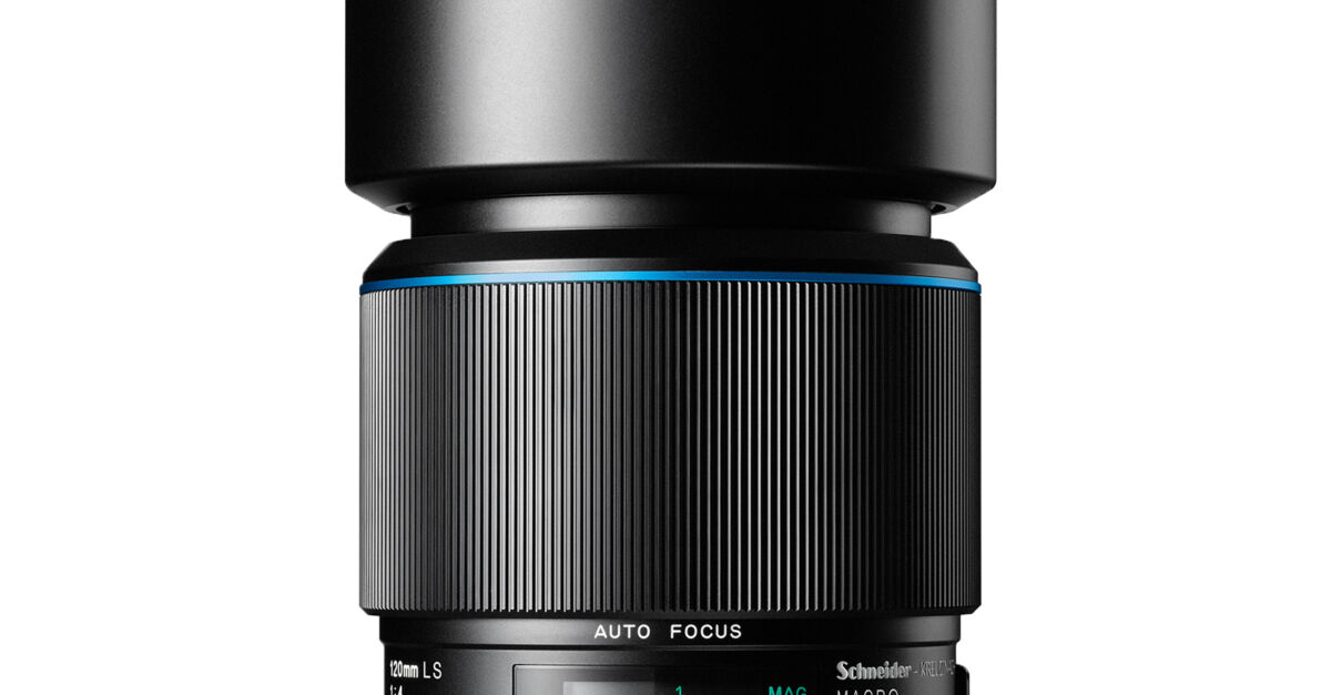 Blue Ring Lens - Schneider Kreuznach 120mm LS f/4 Macro AF - Specular