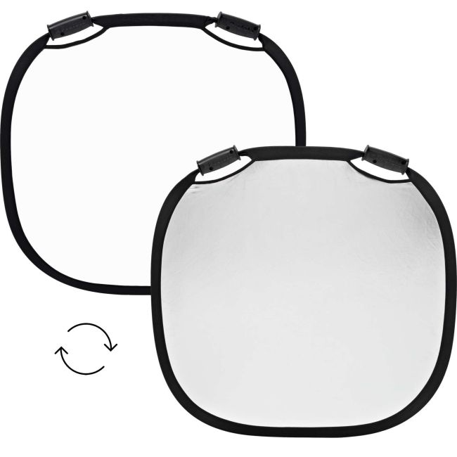 100960 A Profoto Collapsible Reflector Silver White M Front