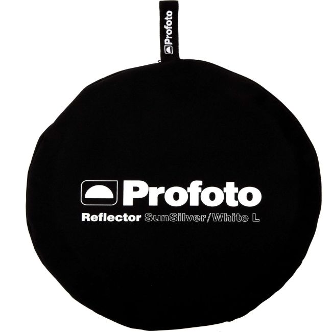 100963 F Profoto Collapsible Reflector Sunsilver White L Bag