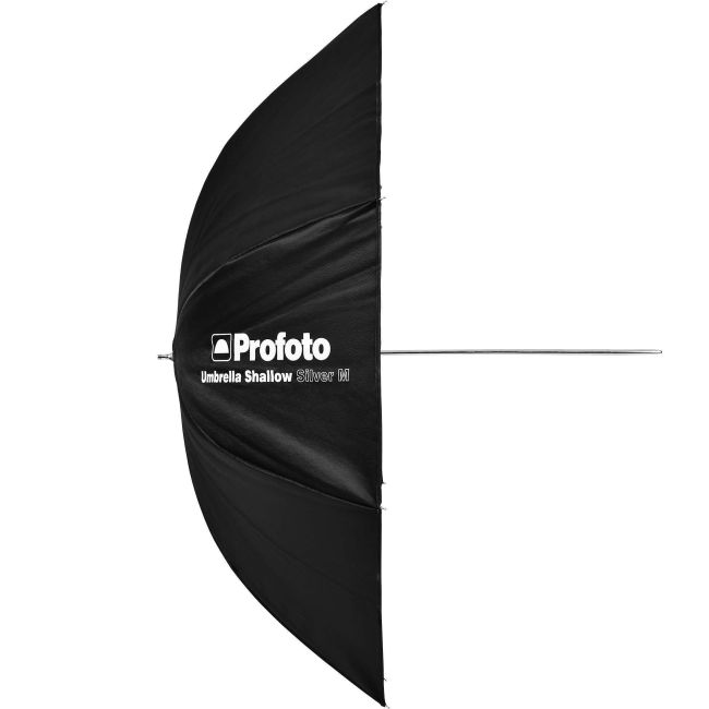 100975 A Profoto Umbrella Shallow Silver M Profile Right