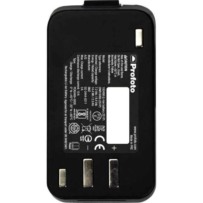 901204 901205 901206 901301 901302 901303 Profoto Li Ion Battery For A1 X Back Product Image H
