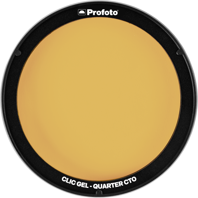 Profoto 101022 Clic Gel Quarter Cto