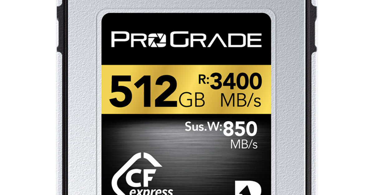 ProGrade Digital CFexpress 4.0 Gold Memory Card - Type B - 512GB