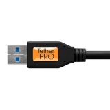 Cuc3215 Blk Tether Pro Usb 3 0 To Usb C 15 Blk Usb A Tip Side