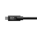 Cuc33 R15 Blk Tether Pro Usb C To 3 0 Micro B 15 Blk Tip Side