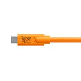 Cuc33 R15 Org Tether Pro Usb C To 3 0 Micro B 15 Org Tip Side