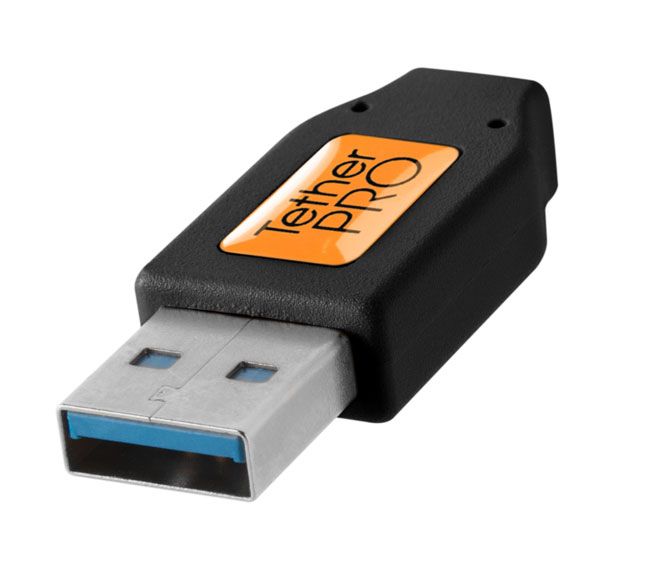 Cuc3215 Blk Tether Pro Usb 3 0 To Usb C 15 Blk Usb A Tip Angle