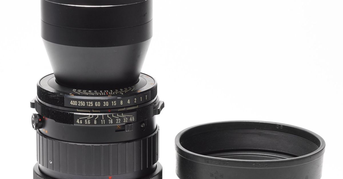 Lens - Mamiya-Sekor C 250mm f4.5 for RB67 - Specular